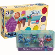 Kit Stitch Sorveteria de Massinha Com 5 Mini Figuras