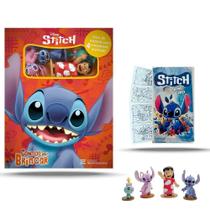 Kit Stitch: Stitch Contos Para Brincar - Livro Com Miniaturas + Cartões para Colorir (4 Un)
