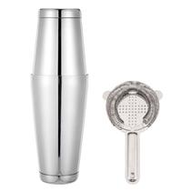 Kit Strainer + Coqueteleira e Mini Tin 28/18oz 840/540ml