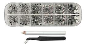 Kit Strass Hotfix Termocolante Cristal Pedras Com 1.000un Kit Strass Hotfix Termocolante Cristal Pedras Com 1.000un