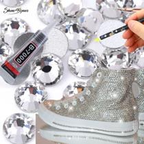 Kit Strass para Customizar Tênis e Calçados com cola e lapis de precisão Kit Strass para Customizar Tênis e Calçados com cola e lapis de precisão