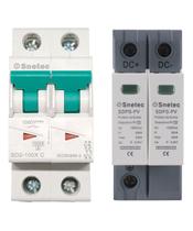 Kit String Box Solar 1000V 2P Disjuntor 16A + DPS 40kA DC CC