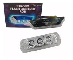 Kit Strobo 2 Faróis 9w Rgb Zendel Smart Control Muito Forte