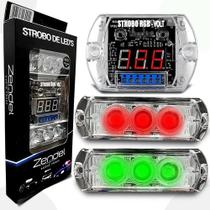 Kit Strobo Automotivo Zendel Rgb Bluetooth 2 Faróis 7 Cores 12v Rgb Kit Strobo Automotivo Zendel Rgb Bluetooth 2 Faróis 7 Cores 12v Rgb
