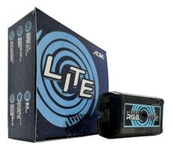 Kit Strobo Lite Ajk Digital 2 Faróis Rgb Central Light Led 3w Automotivo