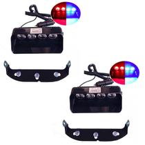 Kit Strobo parabrisas diantero ou traseiro Led vermelho Azul Kit Strobo parabrisas diantero ou traseiro Led vermelho Azul