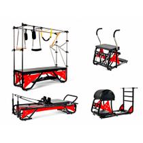 Kit Studio Cross Pilates Completo + Acrílico Vermelho Sólido - Arktus