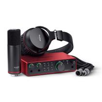 Kit Studio Interface Scarlett 2I2 Fone De Ouvido E Microfone