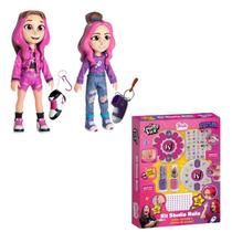 Kit Studio Nails Dos Rosa E Bonecas Com Chaveiro Emilly Vick E Katlen - Brink Model