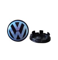 Kit sub calota para roda de carro vw 51mm g5 garra binno/krmai com emblema (110343)