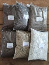 Kit substrato (Turfa,perlita,Carolina soil,palha de arroz e vermiculita) - Suculentas e Cia Sc