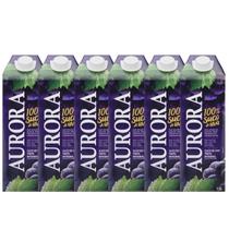 Kit Suco Aurora Integral de Uva Tinto Tetra Pak 1,5L 6 un Kit Suco Aurora Integral de Uva Tinto Tetra Pak 1,5L 6 un