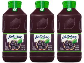 Kit Suco Natural One Uva 1,5L Cada 3 Unidades