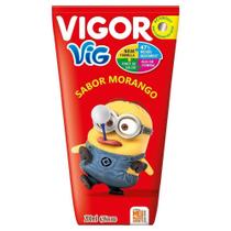 Kit Suco Vigor Vig Bebida Pronta 200ml 12 Unidades Sabores Morango Laranja Uva Maracujá