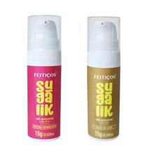 Kit Sugalik Gel Sugador Frutas Vermelhas e Doce de Leite 15g