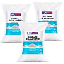 Kit Sulfato De Alumínio Tog Max 6Kg Piscina Impecável Sempre