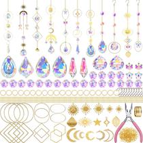 Kit Suncatcher Lyukii com 500 Peças Conjunto DIY de Prismas de Cristal Kit Suncatcher Lyukii com 500 Peças Conjunto DIY de Prismas de Cristal