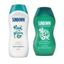 Kit Sundown Protetor Solar Fps50 200ml e Gel Pós Sol 140g