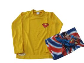 Kit Sunga de Praia Personagens + Blusa de Proteção Lisa Kit Sunga de Praia Personagens + Blusa de Proteção Lisa