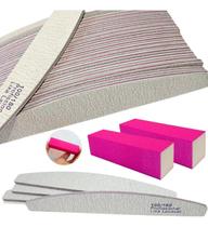 Kit Super 5 Blocos Polidora + 20 Lixas Profissionais 100/180 Kit Super 5 Blocos Polidora + 20 Lixas Profissionais 100/180