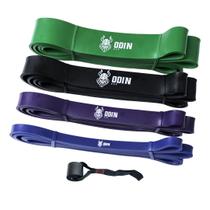 Kit Super Band 4 Intensidades Com Âncora De Porta Odin Fit