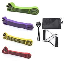 KIT Super Band elásticos Extensor para exercícios e alongamento exercício funcional