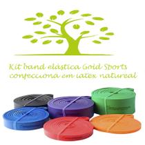 Kit Super Bandas Elásticas Gold Sports Resistência Cross Trainner AD - com 6 Intensidades Kit Super Bandas Elásticas Gold Sports Resistência Cross Trainner AD - com 6 Intensidades
