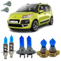 Kit Super Branca 8500k C3 Picasso 2009 A 2016 + Led T10 Kit Super Branca 8500k C3 Picasso 2009 A 2016 + Led T10