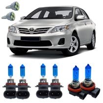 Kit Super Branca 8500k Corolla 2008 a 2014 + Led T10