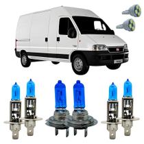 Kit Super Branca 8500k Ducato 2005/2016 Em Diante + Led T10