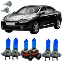 Kit Super Branca 8500k Fluence 2011 Em Diante + Led T10