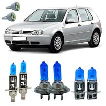 Kit Super Branca 8500k Golf IV 1999 A 2006 + Led T10