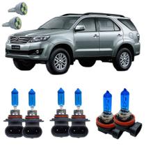 Kit Super Branca 8500k Hilux SW4 2009 A 2016 + Led T10