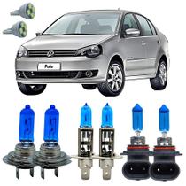 Kit Super Branca 8500k Polo 07/14 Blue/IMotion + Led T10