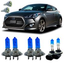 Kit Super Branca 8500k Veloster 2011 A 2014 + Led T10
