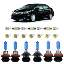 Kit Super Branca E Leds Corolla 2015 2016 2017 2018 - H16