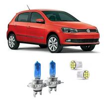Kit Super Branca VOLKS GOL G6 FOCO SIMPLES Alto Baixo H4 Kit Super Branca VOLKS GOL G6 FOCO SIMPLES Alto Baixo H4