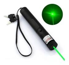 Kit super caneta laser pointer verde 7500mw 35km