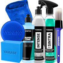 Kit Super Cera Sintra Intense Vonixx Limpeza Bactericida Revitalizador de Plastico Brilho e Proteção Kit Super Cera Sintra Intense Vonixx Limpeza Bactericida Revitalizador de Plastico Brilho e Proteção