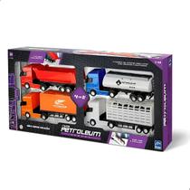 Kit Super Coleção 4 Em 1 Caminhões Roma Petroleum Series