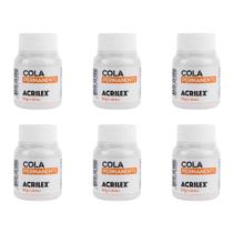 Kit Super Econômico Cola Permanente para Artesanato Acrilex 37ml