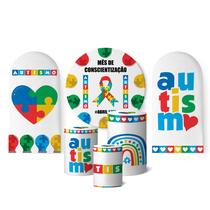 KIT SUPER FESTA ROMANO Conscientização do autismo Quebra cabeça