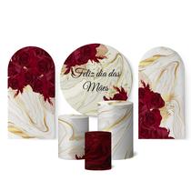 Kit Super Festa Romano de Tecido Sublimado Feliz Dia das Mães Variados