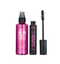 Kit Super Fix Fixador de Maquiagem 100ml + Máscara de Cílios 10g Kit Super Fix Fixador de Maquiagem 100ml + Máscara de Cílios 10g