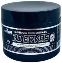 Kit Super Gel 30 Ervas Massageador Efeito Gelo Quente apinil 3 Potes-extra forte