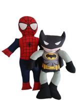 Kit Super Heróis Batman e Aranha