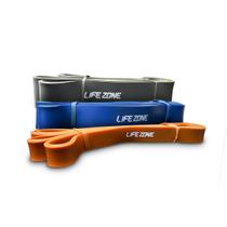 Kit Super Latex Band 3 Elasticos Borracha Treino Funcional - LifeZone