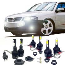 Kit Super Led 8000k Farol Baixo Alto Milha Surf Rallye G4