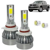 Kit Super Led Amarok 2010 a 2020 Farol Milha HB4 20000 Lumens - LuxLed V10 Mini