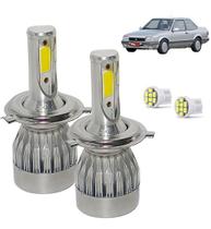 Kit Super Led Apolo Farol Alto e Baixo H4 20000 Lumens Kit Super Led Apolo Farol Alto e Baixo H4 20000 Lumens